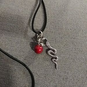 Thomas Sabo snake & apple pendant